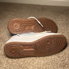Off-White (Inspired) Air Force 1 Low – Indigo and Cork custom colorway – 6.5Y
