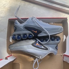 Nike Air Max DN (GS) Unisex Kids Sneakers Gray/Blue/Orange 6Y FB8987-013