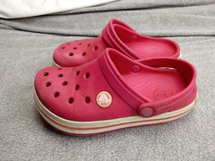 Crocs Crocband II Clogs Children kids 10 11 Pink Comfort Shoe