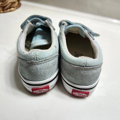 Vans Off The Wall Sk8 Mid Black + Blue Shoes Size 8