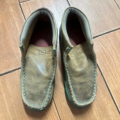 Size 2M Twisted X Boot Brown Moccasi Chukka Leather Casual no Tie down Straps