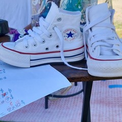 Converse Chuck Taylor All Star White High Top Sneaker Unisex Kids US 11 EU 28