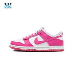 Nike Dunk Low (GS) White Pink Laser Fuchsia Sneaker Shoes FB9109-102