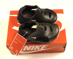 Size 6C Nike Sunray Protect 3(TD) Toddler Little Kids Sandals Shoes Black New
