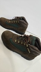 Timberland Junior Field Boots Sz 6.5 Brown Green Beef Broccoli 16937 Waterproof