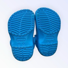Crocs Classic Clogs Kids C4 Blue Slip-On Closed Toe Comfort Breathable Casual