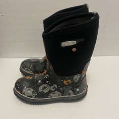 Bogs Youth 5 Waterproof Winter Snow Boots Classic High Insulated Moon Design