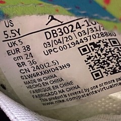 Nike Air Jordan 5 Retro Alternate Bel-Air 5.5Y DB3024-100 White Purple GS