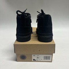 UGG Neumel II Solid Black Suede Toddler Kids Chukka Boots Shoes Size 6C