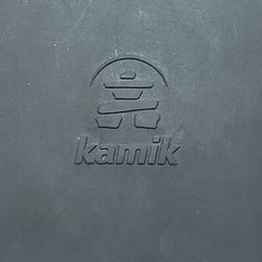 Kamik Riptide Waterproof Rain Boots, Black/Charcoal, Big Kids 4 M
