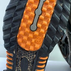 Lake & Trail Snow Boots Kids Size 4 Black Orange Fair Condition Insulated 830