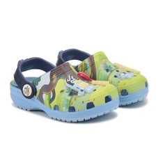 NEW CROCS BLUEY Classic Multi Clog Slides Sandals SHOE KIDS TODDLER C10