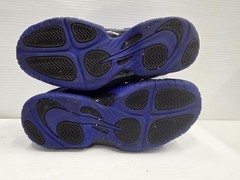 Nike Little Posite One Shoes Youth Size 5.5Y Blue Black Foamposite Basketball