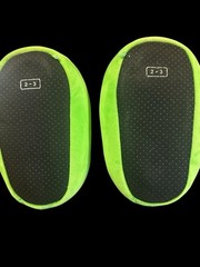 Minecraft Creeper Kids Slippers Green Plush Non Slip Soles 2-3 Youth