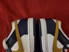 Nike Dunk Low (Gs) White-Wheat-Midnight Navy Sz 3y -Women Sz 4.5