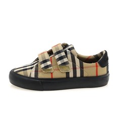 BURBERRY Markham Check Grip-Strap Sneaker Z5765 Kids Size 29 / 12 US
