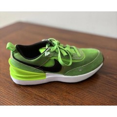 Nike Waffle One Electric Green Mesh Shoes DC0480-300 Size Youth Kids 2Y