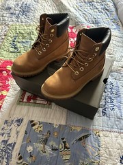 Timberland boots wheat size 6.5 new