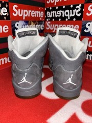 Jordan 5 Retro Wolf Grey (2011) (GS) 440888-005 size 5.5y