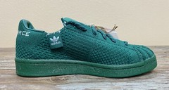 Pharrell x Adidas Superstar Primeknit Dark Green Shoes S42928 Size 4 / Wmn’s 5