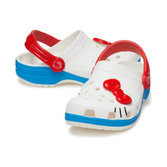 NEW CROCS KIDS Hello Kitty I AM CLASSIC CLOG 209454-100 WHITE