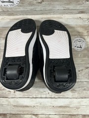 Kids Size 5Y Heelys Split Skater Casual Shoes Black Glitter