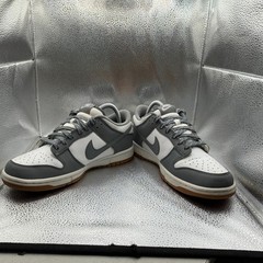 Size 7Y Nike Dunk Low GS Smoke Gray White Gum Kids Athletic Sneakers FV0374-100