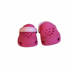 CROCS Forever Kids Clogs Slip on Summer Water Shoes Pink Size C4