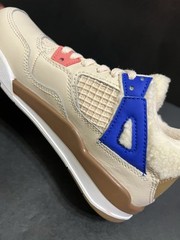 Sz 2Y – NIKE JORDAN 4 RETRO (PS) ‘WILD THINGS’ (DH0573-264) PEARL WHITE NEW