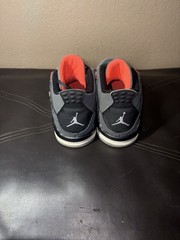 Jordan Air Jordan 4 Retro GS Dark Grey Infrared 23 Black Suede 3Y