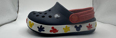 Crocs Disney Kids Fun Lab Mickey Mouse Clog Child Sz 6 Navy w/White Red Yellow