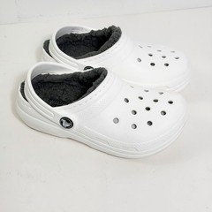 Crocs Classic Lined Clogs White Youth Kids C12