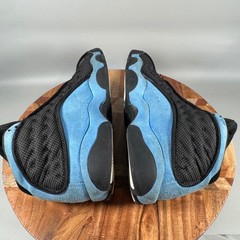 Air Jordan 13 Retro University Blue Black Sneakers 884129-041 Kids 4Y