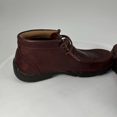 Twisted X Chukka Driving Mocs YDM0003 Size 3.5 (women’s 5.5-6) RED Leather