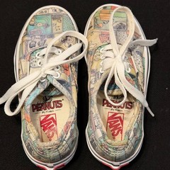 Vans x Peanuts Authentic ‚Comics‘ Snoopy 2017 Sneakers Little Kids sz 11.5
