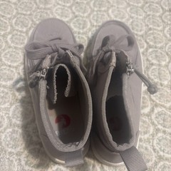 BILLY Sneakers Shoes Classic Grey Jersey Lace High Footwear Youth Big Kid Size 4