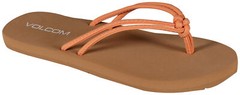 Volcom Girl’s Forever and Ever Sandal – Papaya – New