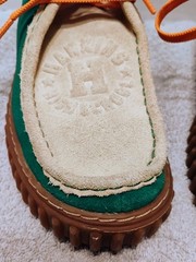 Stranger Things Clarks Kids Boots Hawkins High 1G 1 1/2 W Green Tan Netflix
