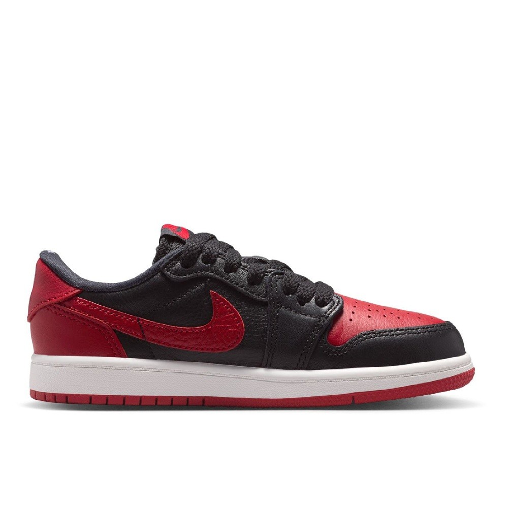 Little Kid’s Jordan 1 Retro Low OG ‚Banned‘ Black/Black-Red (IW6278 001)