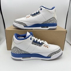 Pre-Owned Jordan 3 Retro Mid Washington Wizards (GS) Size 5Y (DM0967-148)