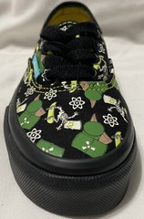 Vans The Simpsons Glow Incrhe Dark Bart Shoes. Kids Size: 11.5K