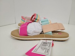 (Mismatched Color): Roxy Kids Rainbow Sandals Youth Size 1 Sample