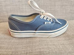 Vans AUTHENTIC Kids Shoes In Navy/True White Size US 1.0 Youth