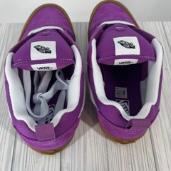 Vans Knu Skool Bright Gum Willowherb Purple Suede Skate Shoes VN000D2TE2T Kids 7