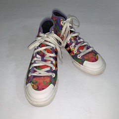 Adidas The Simpsons Nizza Sneakers Youth 6 Purple Tie Dye High Top Shoes
