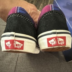 VANS Old Skool V KPop Demon Hunters Purple/Black Hook & Loop Kids US 1