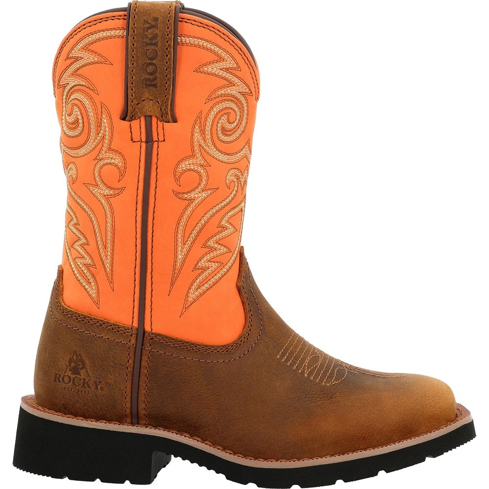Rocky Big Kid’s MonoCrepe Western Boot