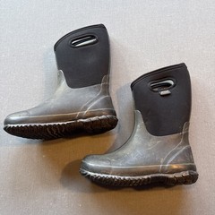 Bogs Classic High Handle Boots Youth 5 Winter Chore Rain Mud 52065 001 Black