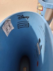 Hunter Disney Mickey Mouse Kids Blue Waterproof Rain Boots Youth Unisex Sz B2/G3