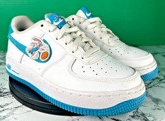Nike Air Force 1 Low Bugs Bunny Space Jam White Blue Youth 5Y DM3353-100